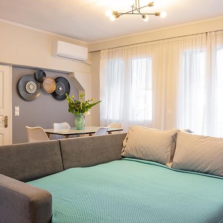 Pythagorio Blue Street Apartment With Balcony Luaran gambar