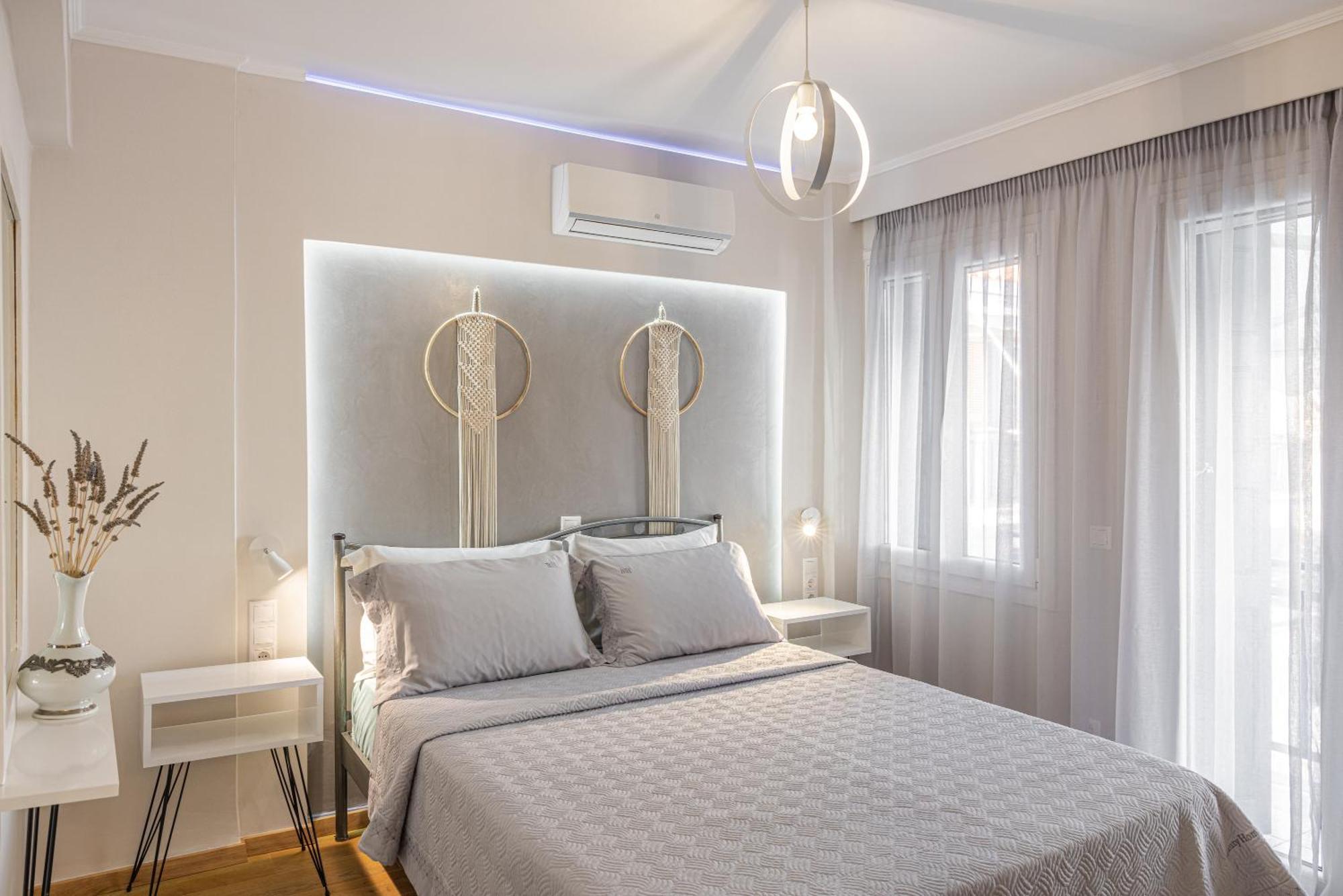 Pythagorio Blue Street Apartment With Balcony Luaran gambar