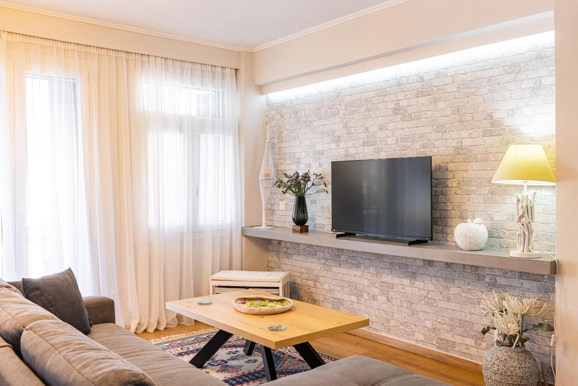 Pythagorio Blue Street Apartment With Balcony Luaran gambar